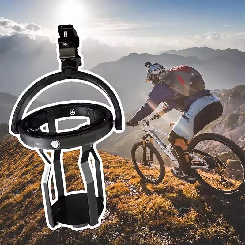 Gyroscopic Cup Holder Adjustable Self Leveling Clamp 3D Motorcycle Drink Clamp Multifunctional for Bikes and Motorcycles