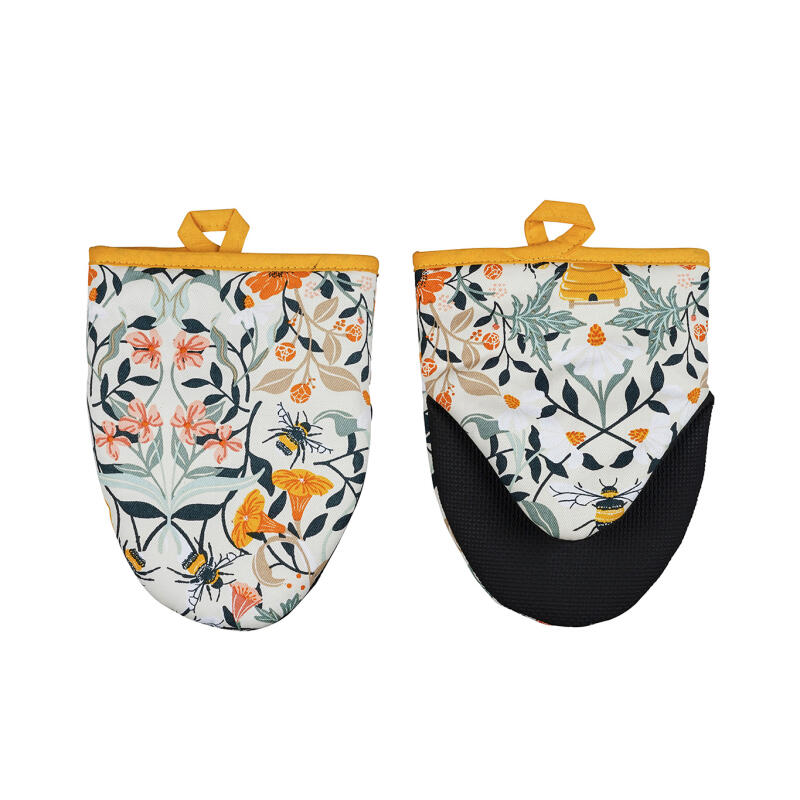 Bibloom Flower Kitchen Gloves Oven Gloves Baking Gloves Kitchen Gloves - Bibloom