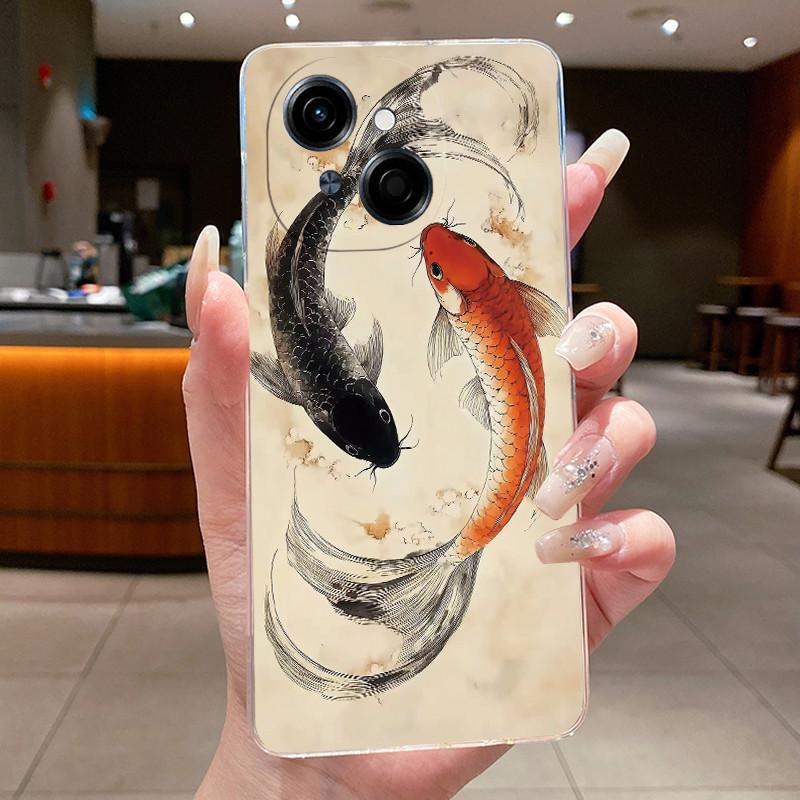 For Tecno Spark Go 1 Case Pop9 Luxury Dragon Cute Cool Boys Girls Transparent Back Cover Techno Spark Go 1 1s Pop 9 Phone Case