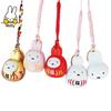 Kawaii Miffy Rabbit Bell Cute Cartoon Japanese-style Miffy Rabbit Bell Key Hanging Bag Mobile Phone Hanging Accessory