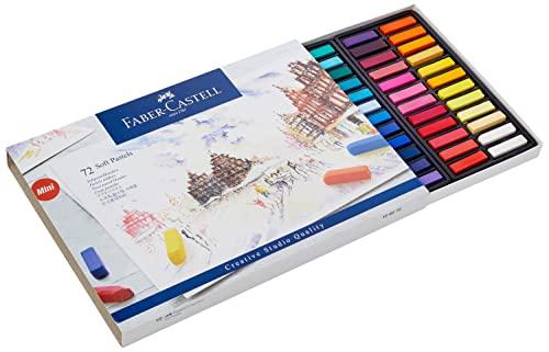 Faber-Castell Soft Pastels, 70 Colors, 72-Piece Set, Paper Box, 128272 [Official Japanese Product]