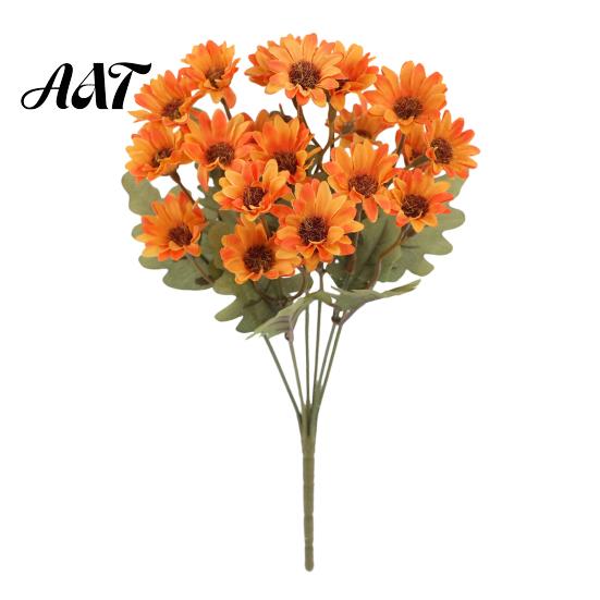 Lifelike Artificial Flowers for Home Decor Daisy Flowers, Realistic Plastic Floral Arrangements, Reusable Faux Flower Bouquet, Decorative Silk Wedding