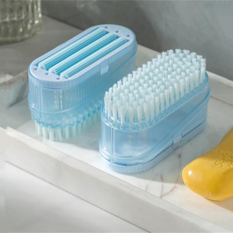 Multifunctional Soap Box Bathroom Roller Brush Type Soap Dish Holder Laundry Soap Drain Box Non-slip Foam Bubbler for Washing