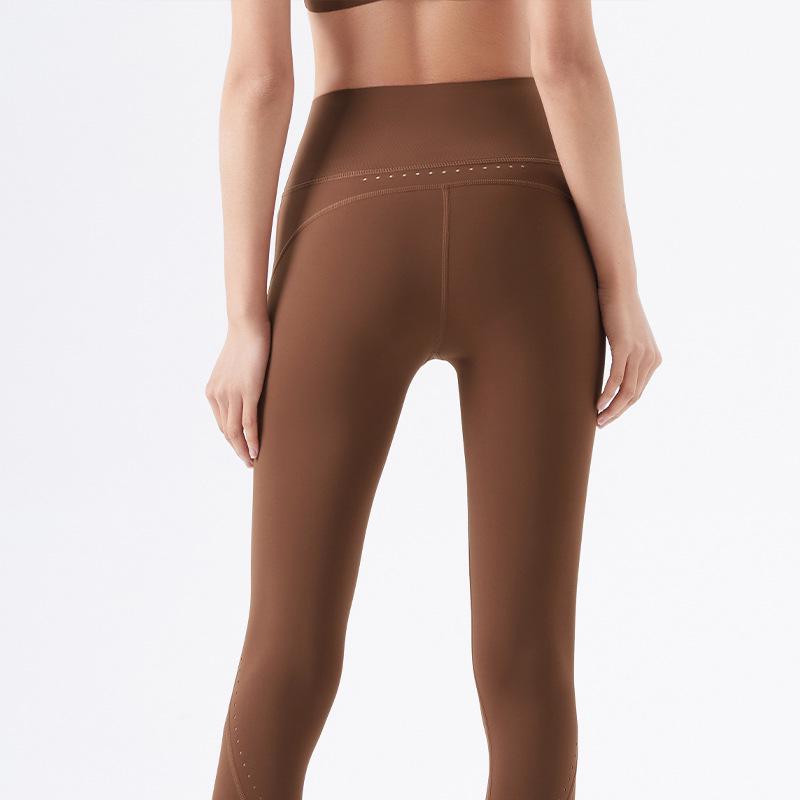 Seamless High-Waist Peach Hip Yoga Fitness Pants for Women