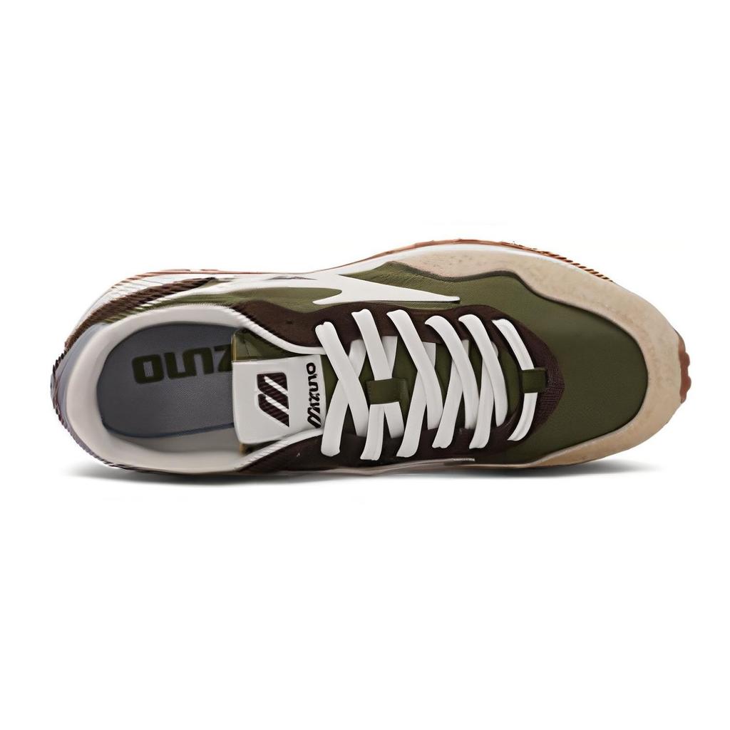 Mizuno LG 70s Mesh Suede Comfortable Versatile Classic Retro Patchwork Non-Slip Wear-Resistant Low-Top Casual Shoes Unisex Casual Shoes D1GH211210