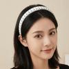 Thin Wide Headband Non-Slip Vintage Hair Hoop Elegant Polka Dot Headband  Fashion Accessory