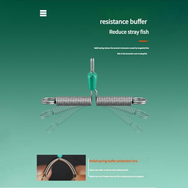 20 Stück T-Form Balancefeder Seil Leine Weltraum Verzweigung Verdrillte Linie Haken Rigs Haken Draht Arm Angelgerät