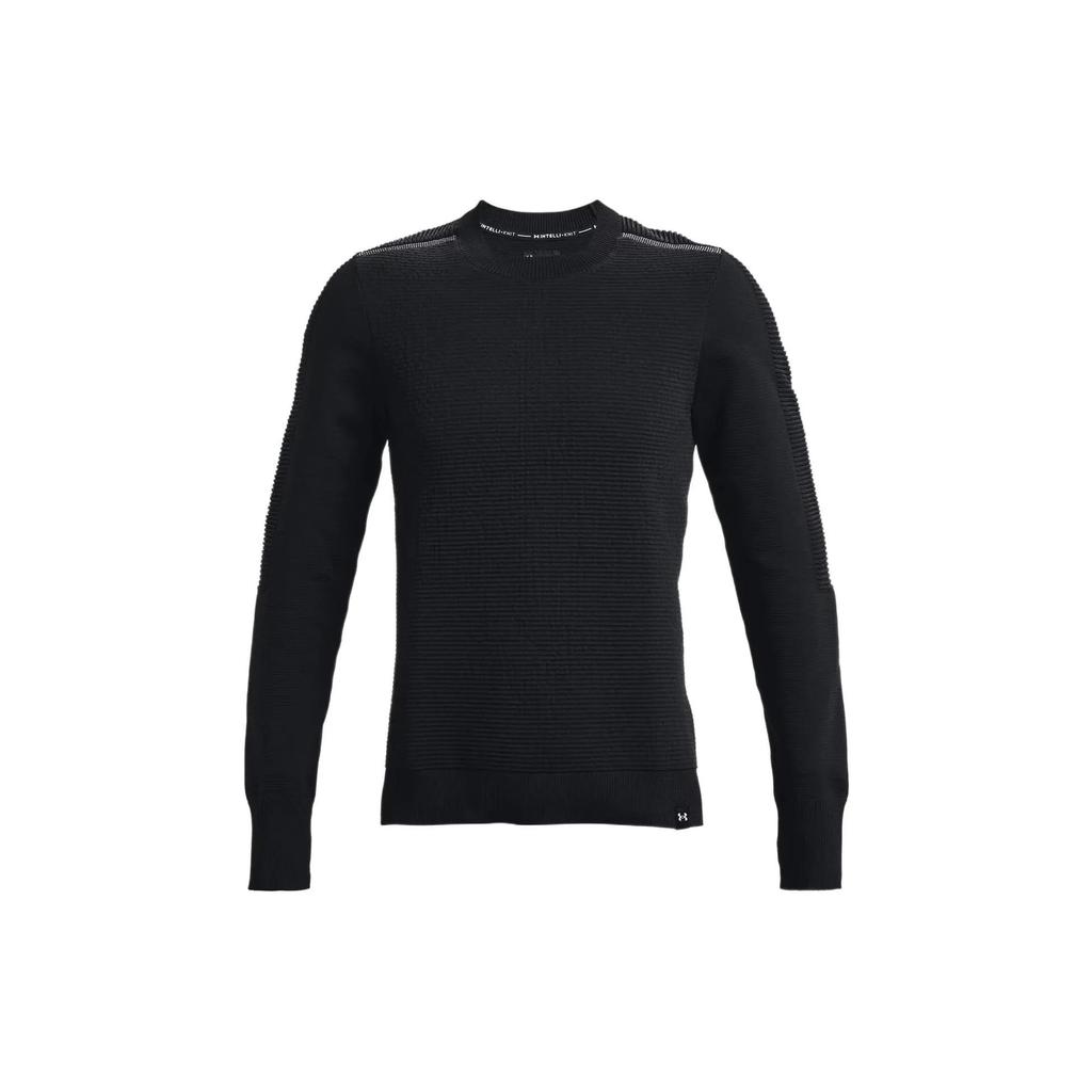 Under Armour Sweatshirts Men's Black Crew Neck Moderate Regular (Unisex) Sweatshirts 1371573 001
