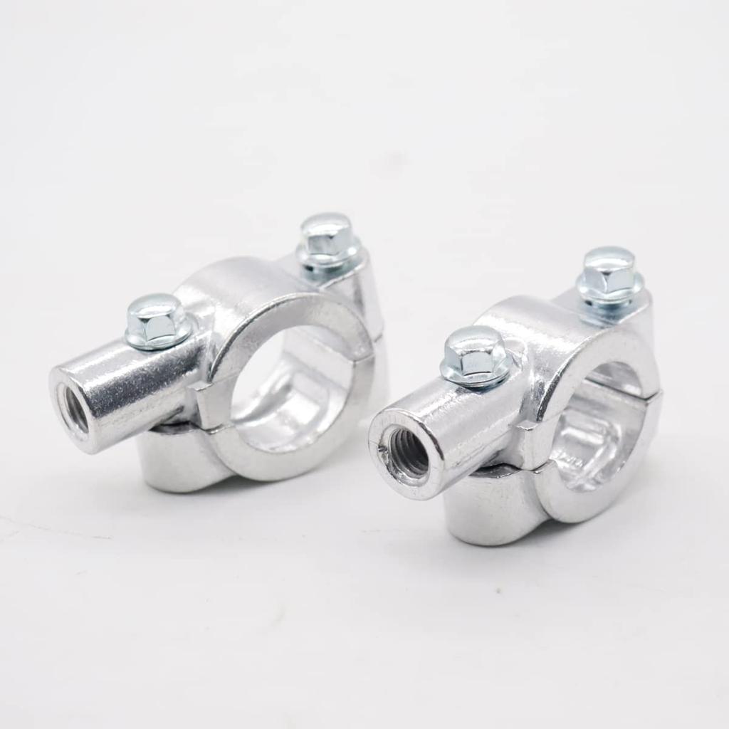 ZCJSZP Mount Bracket Clamp Mirror Mount Clamp Rear View Mirror Holder Motorcycle Bike Handlebar