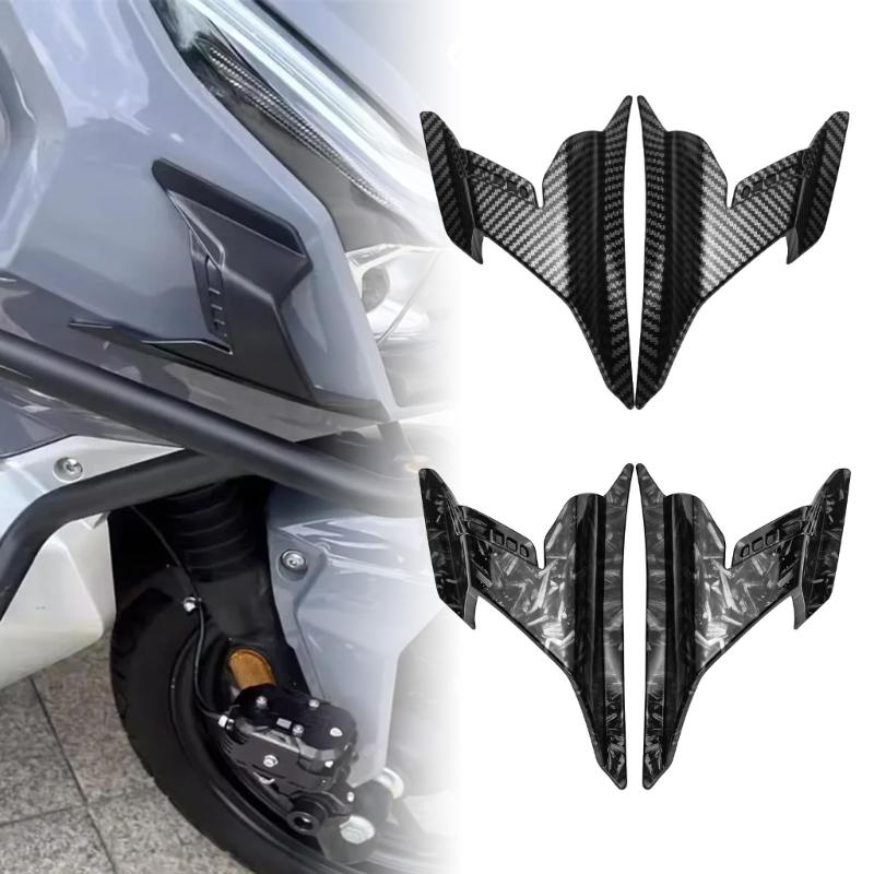 ABS Winglets Motorcycle Fairing Accessory Windshield Lower Wing Cover Protectors for Motorbike for ADV160 2022-2023