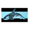 Strandtücher Tropische Tiere Blau Einzigartiges Design Mehrere Größen Baumwolle Badetücher Geeignet Für Kinder Und Erwachsene