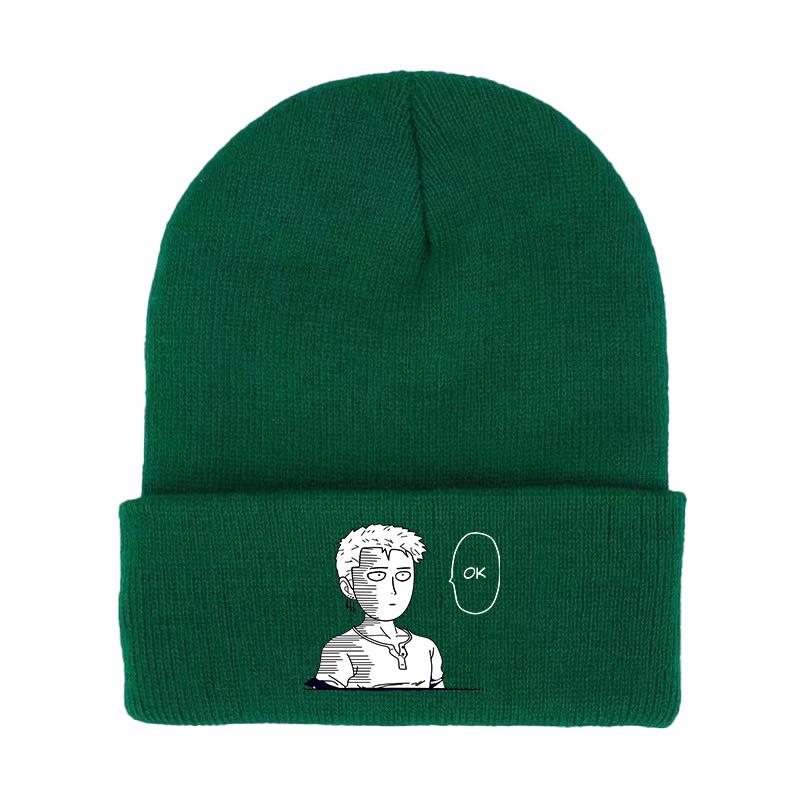 Janpanese Anime Winter Hats for Unisex Luffy New Beanies Knitted Hat Autumn Female Beanie Caps Warmer Bonnet Ladies Casual Cap