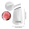 2pcs  Korea Bean Rose Petal Piping Nozzle Stainless Steel Icing Piping Nozzles Cake Decorating Tools #124k Baking Accessories