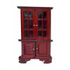 Handcrafts Miniature Corner Bookshelf Wood Model Figurine For Doll House Decoration Living Room Scene Setting Furniture