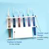 Lashes Extension Tweezer Holder Acrylic Eyelash Extension Tools Storage Organizer Display Stand Tweezers Scraper Shears Holder Rack 6 Holes