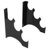 Sword Hanger Display Holder Acrylic Wall Mounted 3 Layers Sword Rack for Retail Stores Home Decoration Black