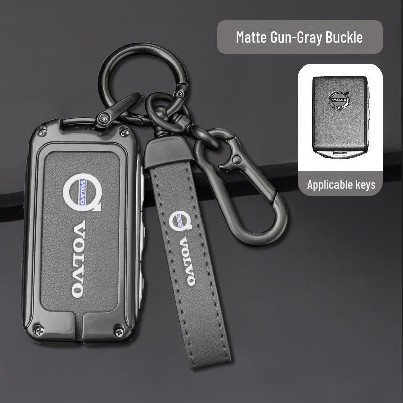 Volvo Key Cover for XC60 & S90: Car Accessories Shell for XC90, XC40, S60L - Buckle Bag Included