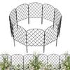 Zahradní plot Kovový zahradní plot 10X Pevná drátěná síťová brána pro soukromí Treliáž Květinový záhon Samostatně stojící Proti lezení Domácí zvíře