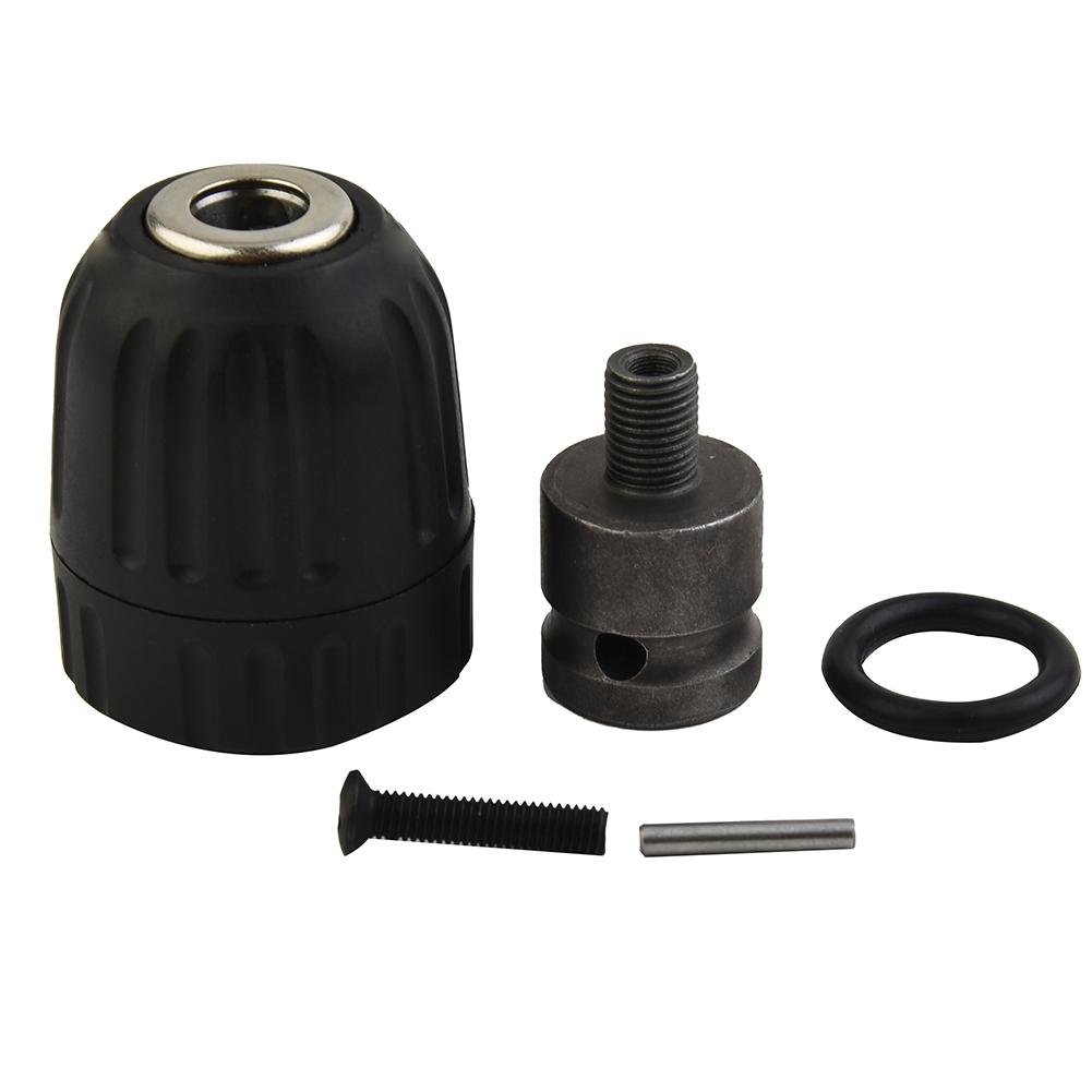 0.8-10mm Keyless-Drill Chuck 3/8-24UNF Thread-Drill Bit Adapter For Impact-Drill
