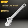 Deli 15-inch Chrome Plated Adjustable Wrench