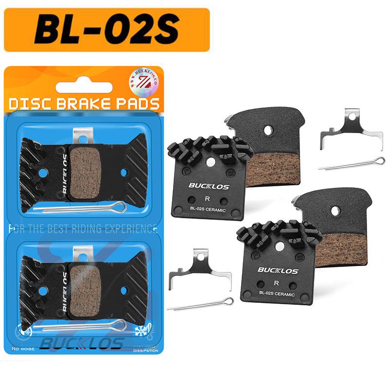 2 Çift Seramik Hidrolik Fren Balataları Isı Dağıtıcı Bisiklet Disk Fren Balatası Yol Dağ Bisikleti Fren Balataları SHIMANO J05A L05A için