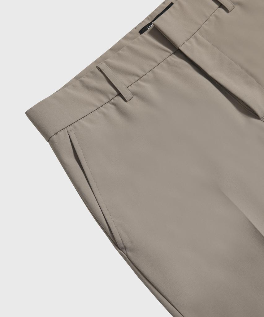 LEMAIN SECOND Minimal Tapered Hidden Banding Slacks [Beige]