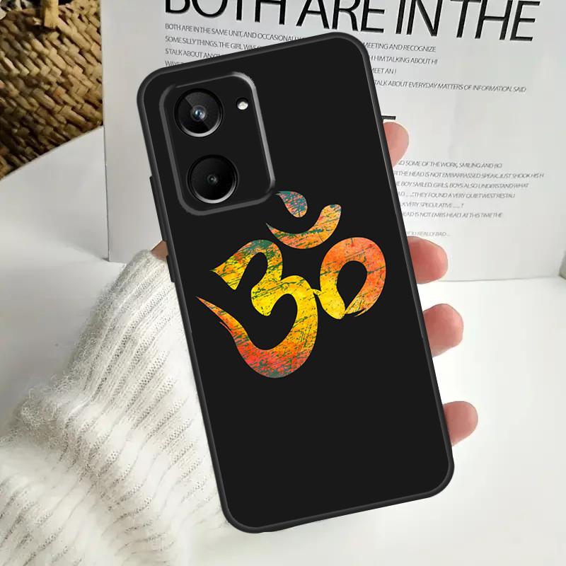 Aum Om Yoga Symbol Fitness Gym For Realme C75 C55 C71 C53 C67 C61 C33 C63 C51 C65 15 GT7 Pro 10 11 12 13 14 Pro Plus Case