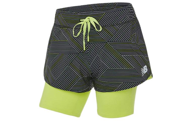 New Balance Casual Shorts Women s Black Green AWS01242-BM S