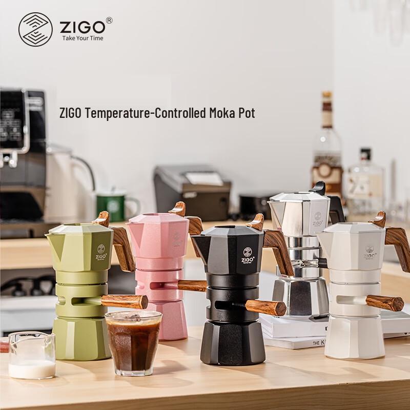 Zigo Double Valve Temperature Control Moka Pot