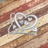 2pc Handicraft Love Heart Metal Cutting Dies Mould Embossing Cutting Mould Cutting Die