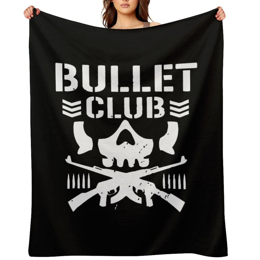 Bullet Club Throw Blanket Comforter Hairy Weighted warm for winter Blankets