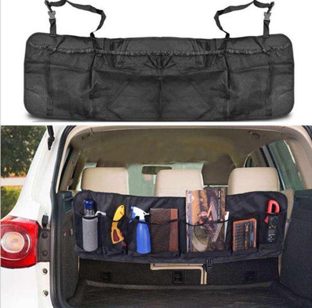 Back Car Seat Storage Organizer Interior Multiuse Multipocket Accessory Bag