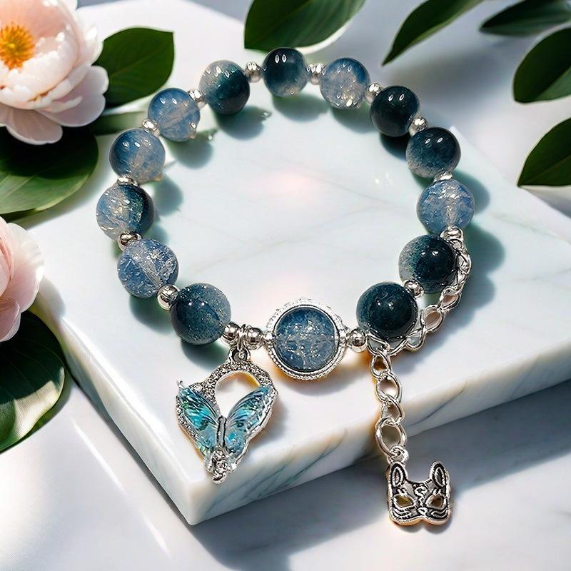 Daisy Popcorn Beaded Bracelet: Elegant Women's Hand Jewelry