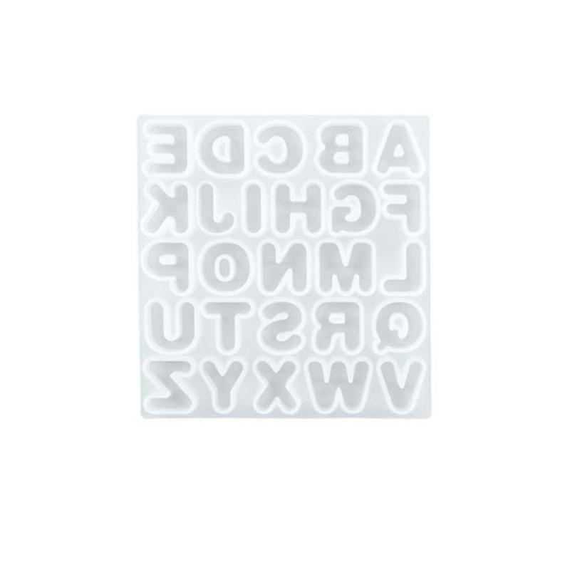 

Epoxy Resin Mould Letters Shaped Silicone Keychain Molds Pendant Moulds Silicone Material for Hand-Making Accessories S
