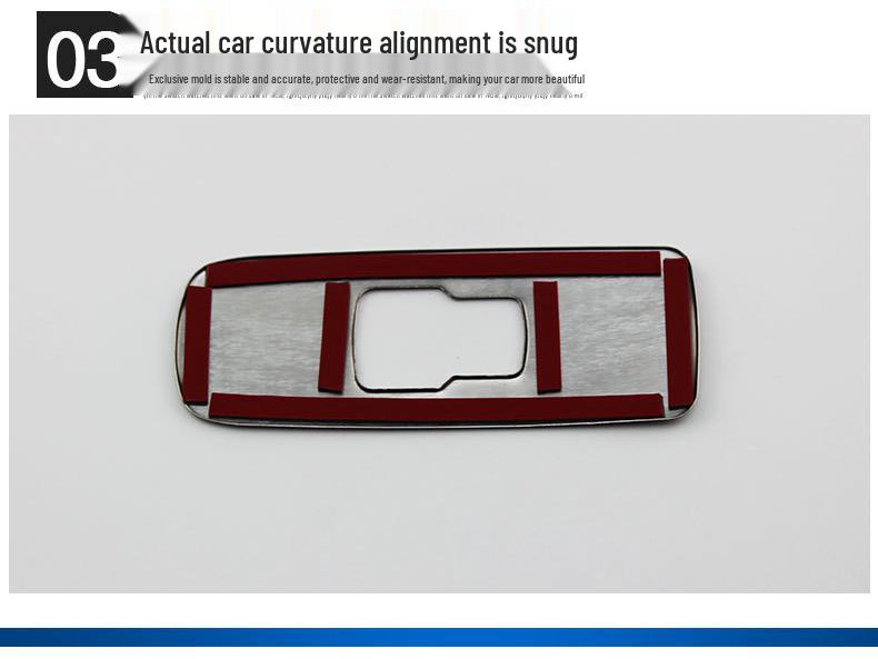 Custom Window Button Decoration Frame for Volvo S60L, XC60, V60, S60