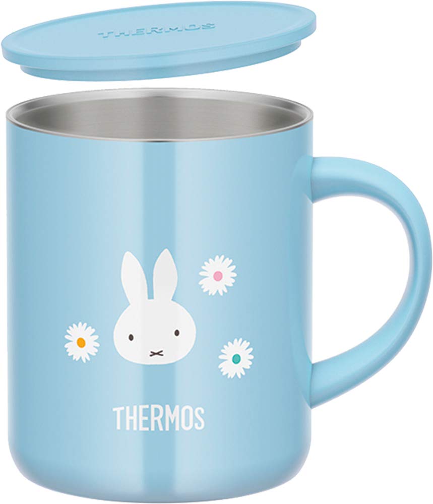 Thermos Vacuum Insulated Light LB Mug, 350ml, Miffy, Blue, JDG-350B