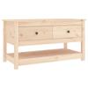 Vidaxl Stolik Kawowy, 102X49X55 Cm, Lite Drewno Sosnowe