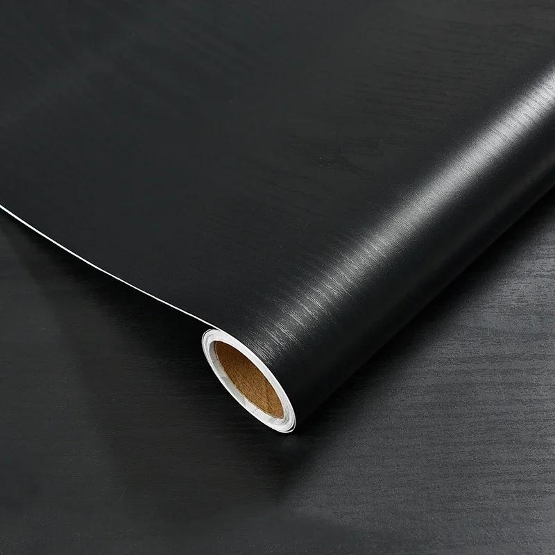 1/3/5/M Wood Grain Vinyl Wall Cover For Door Wardrobe Cupboard Table Furniture Water-Repellent Self Adhesive Decals Home Decor Film