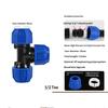 1Pc IBC Tank Adapter Easy to Install 1/2'' 3/4'' Coarse Thread Connector for PE PVC Pipe Garden Irrigation Use