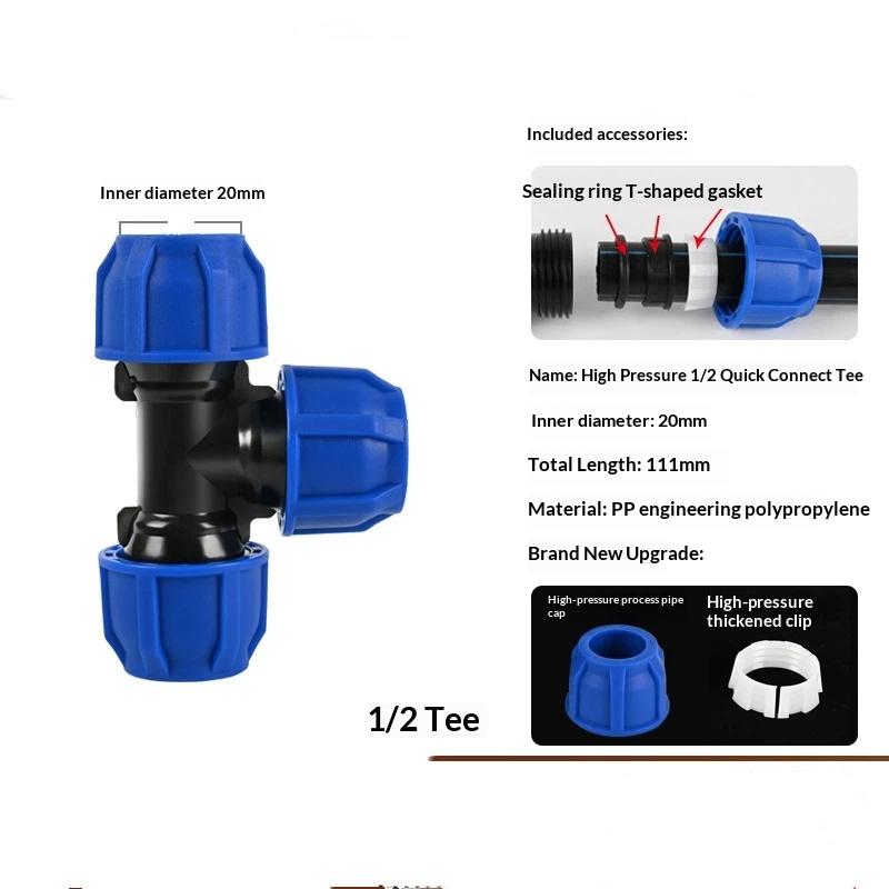 1Pc IBC Tank Adapter Easy to Install 1/2'' 3/4'' Coarse Thread Connector for PE PVC Pipe Garden Irrigation Use