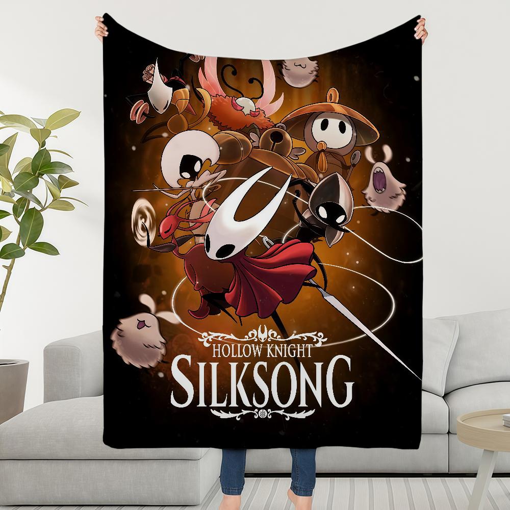 Blanket Throw Super Cosy Plush Living Silksong Room Hollow Sofa Couch Childish Knight Birthday Gifts 30x40in