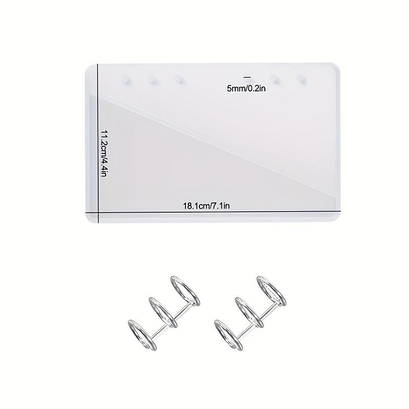 Binder Cover Acrylic Notebook A5 Organizer Notepad Filling for Protector Office