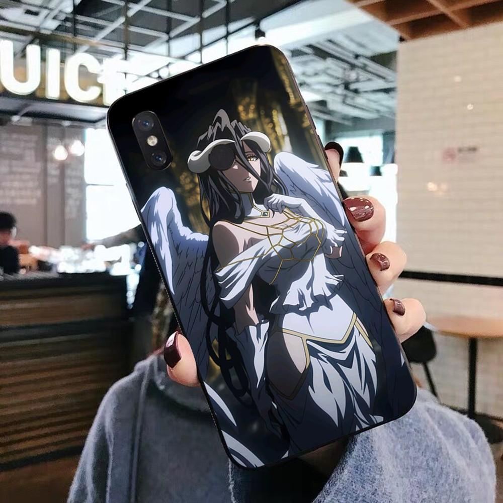 Anime Overlord Albedo Phone Case For Xiaomi Mi 5X 8 9 10 11 12 Lite Pro 10T PocoX3pro PocoM3 Note 10 Pro Lite