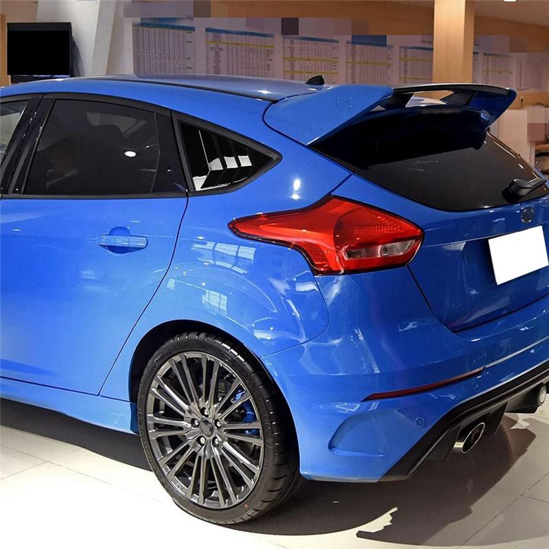 Rear Side Window Louvers For Ford Focus ST RS MK3 Hatchback 2012-2018 Accessories Air Vent Scoop Cover-A02G