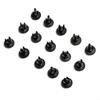 50 Pcs Push Pin Clips Parts Car Mouldings Trim 6mm Hole Dia Plastic Rivets