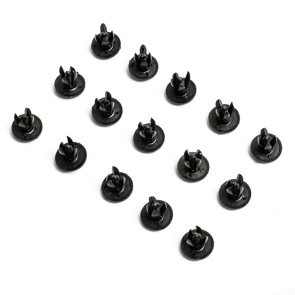 50 Pcs Push Pin Clips Parts Car Mouldings Trim 6mm Hole Dia Plastic Rivets