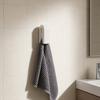 3D Printed Towel Hook Vertical Grain U-Shaped Appearance Adhesive Installation Automatic Locking Hook