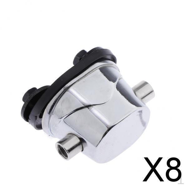 8xDouble End Tom Drum Snare Lugs with Gaskets and Mounting Screws
