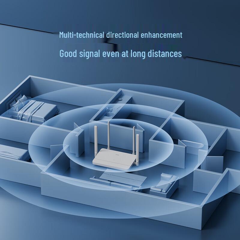 Tcl AX1500 WiFi 6 Dual-Band Gigabit Router (CN Version)