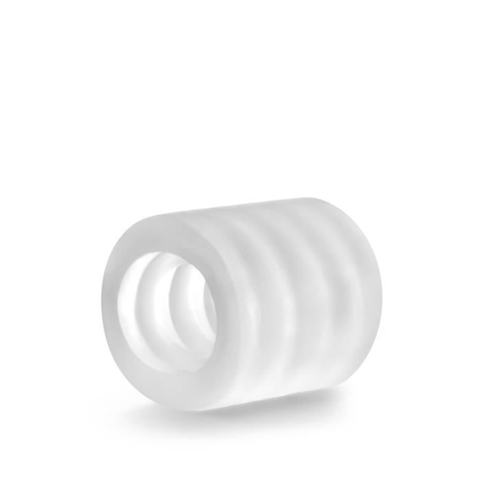 Masturbateur - Blush - Downtown BJ Stroker - Transparent - Intérieur nervuré - Extensible